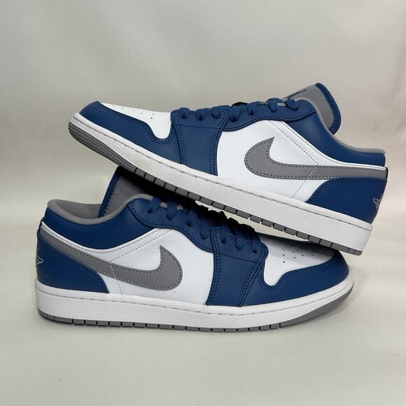 Jordan Other - Nike Air Jordan 1 Retro Low “True Blue/Cement Grey”